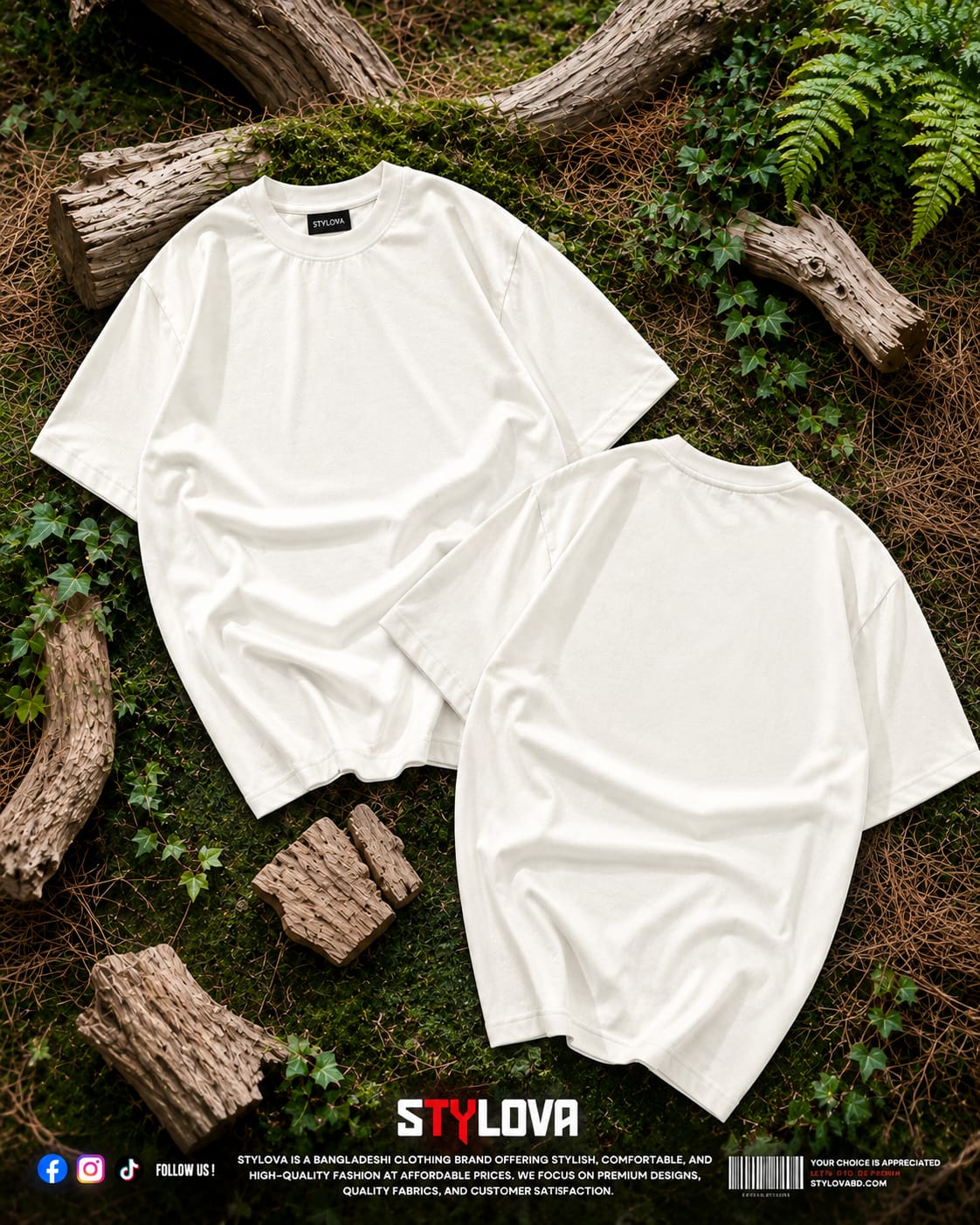 Solid Drop Shoulder Shirt
